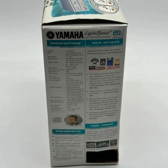 Yamaha External CD-RW Recorder CRW2100IX - Picture 9 of 10